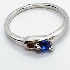 🔥HOT SALE🔥Blue Rhinestone Fashion Ring 4 1/2